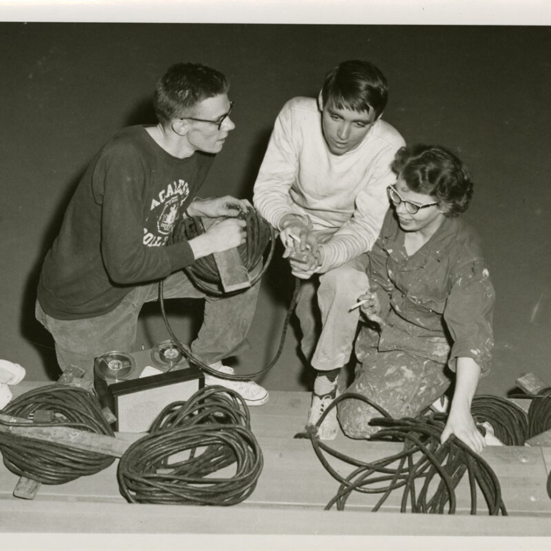 Lighting crew, Class of 1960